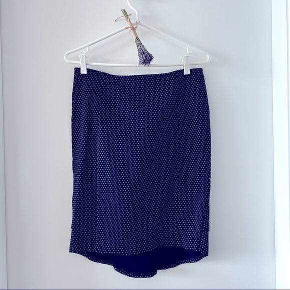 US 2 Polka Dot Pencil Skirt - Picture 1 of 5